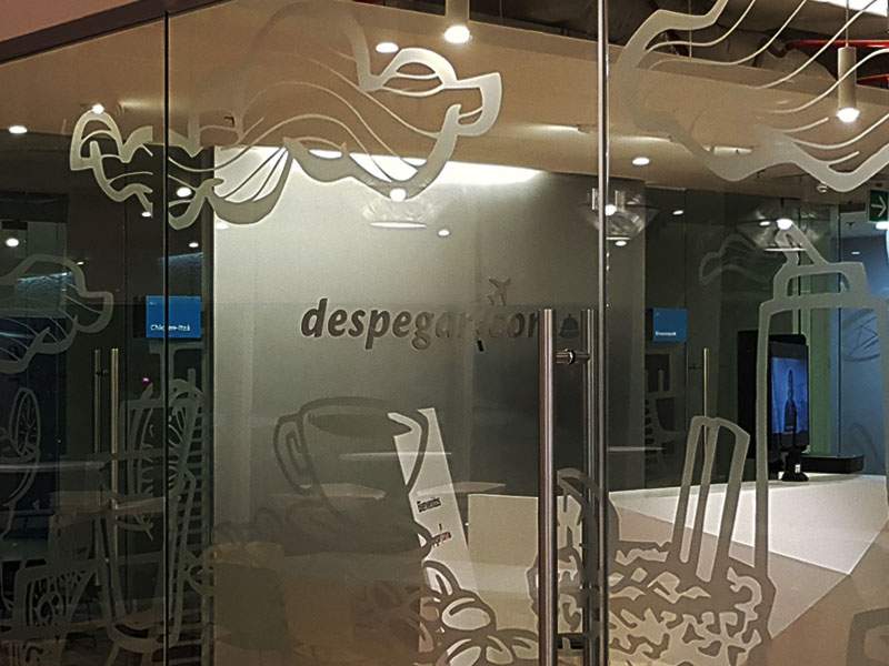 decoracion de oficinas con vinil despegar